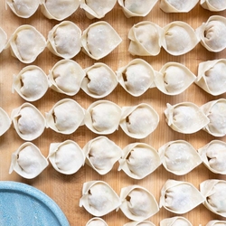 Appetizer - How to fold wonton wrappers for crab rangoon recipe